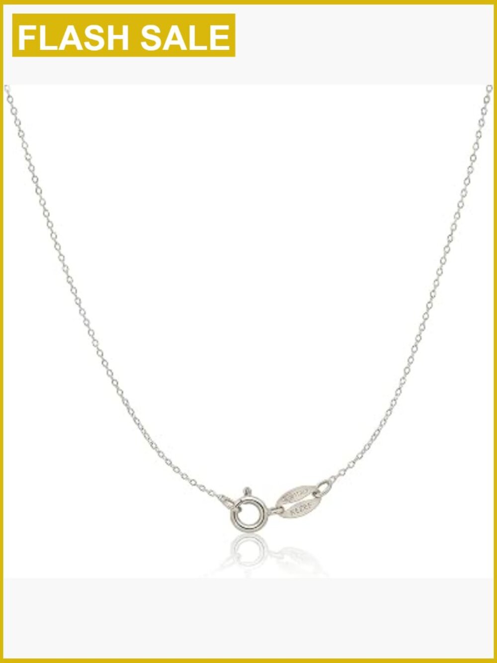 Dainty 1mm Sterling Silver Cable Chain Necklace